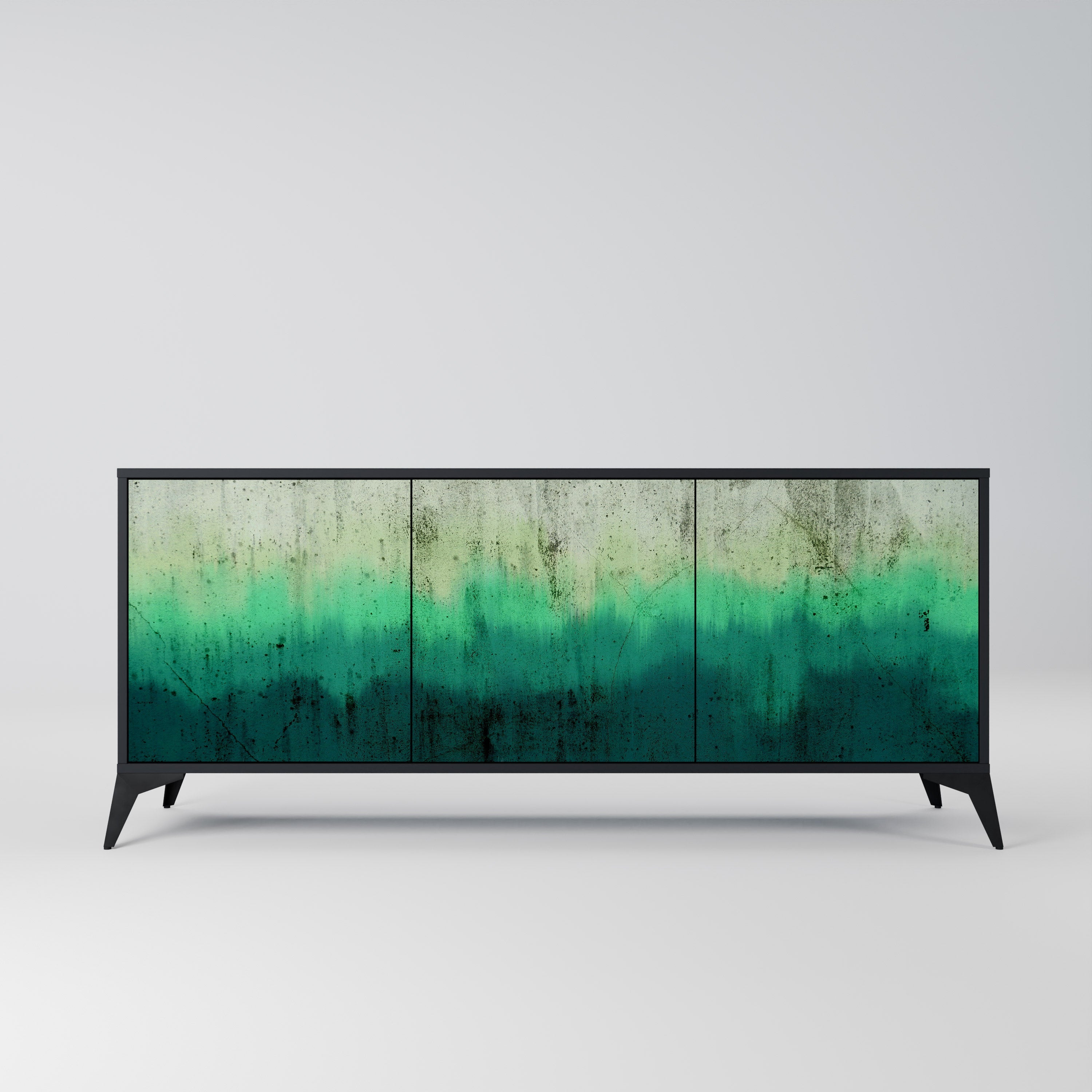 Buffet 3 portes NORTHERN LIGHTS finition noire