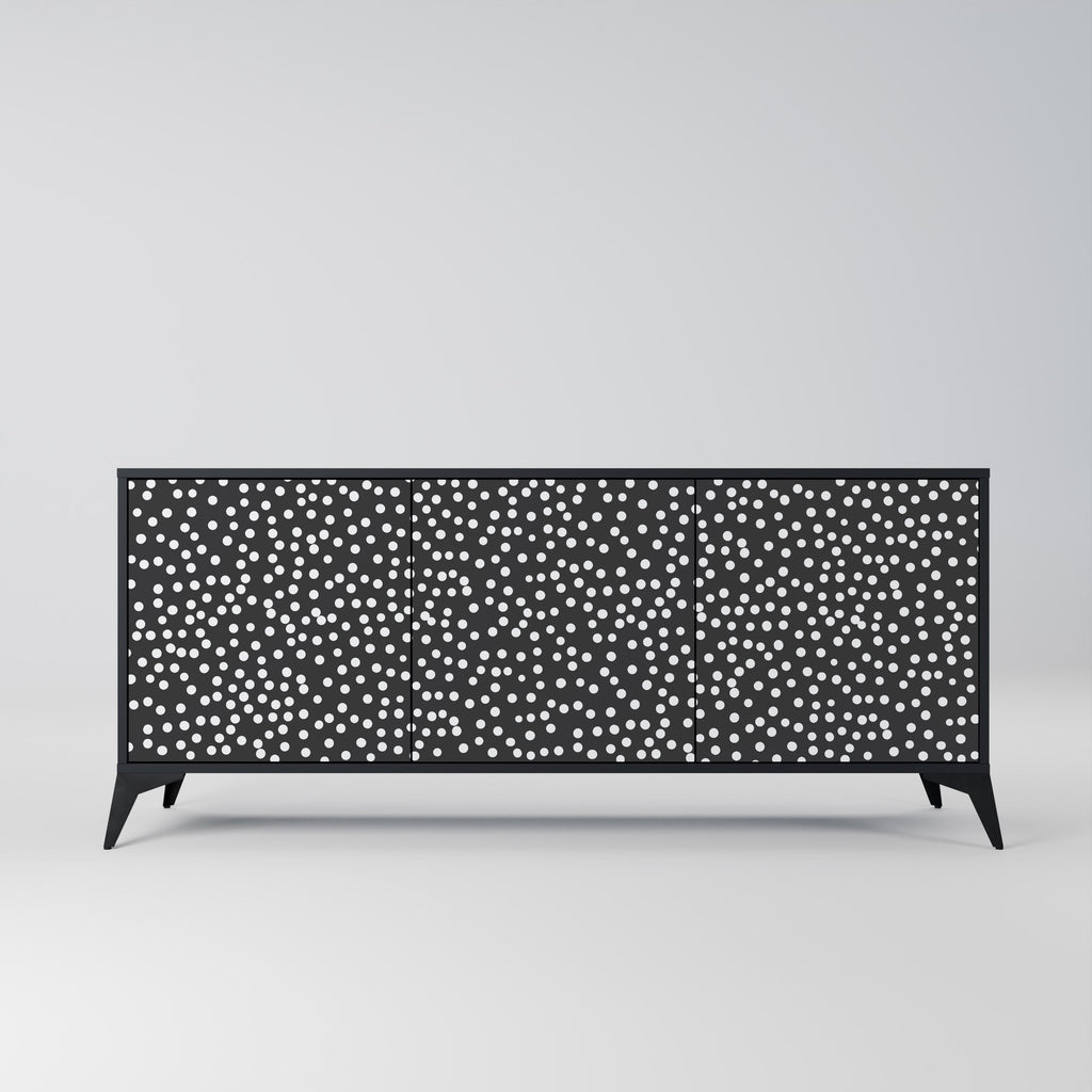 Buffet 3 portes BLINDING LIGHTS en finition noire