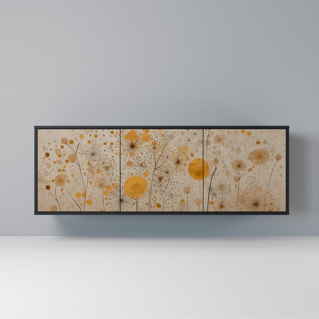 Buffet 3 portes MORNING GLADE en finition noire