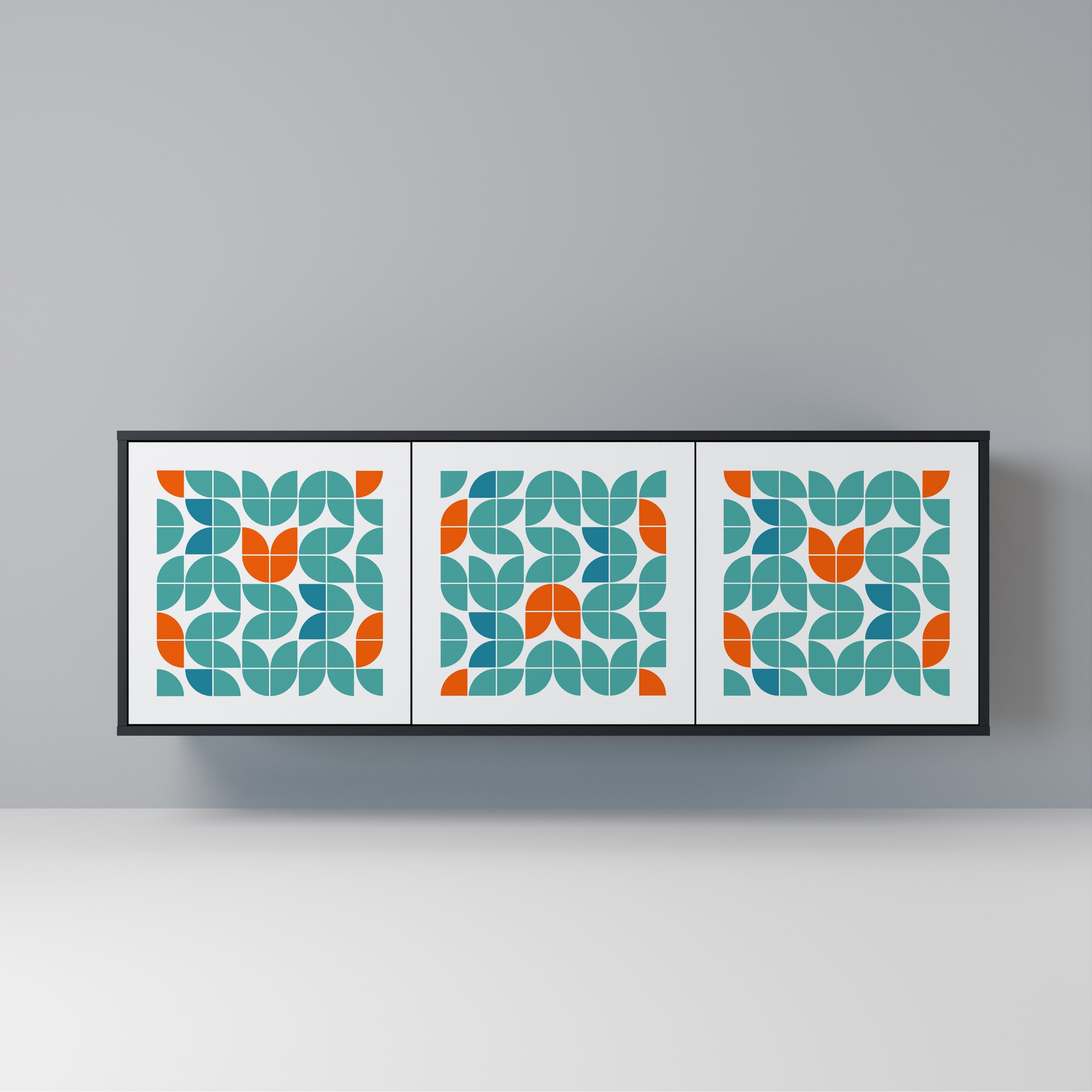 Buffet 3 portes BE THE CHANGE en finition noire