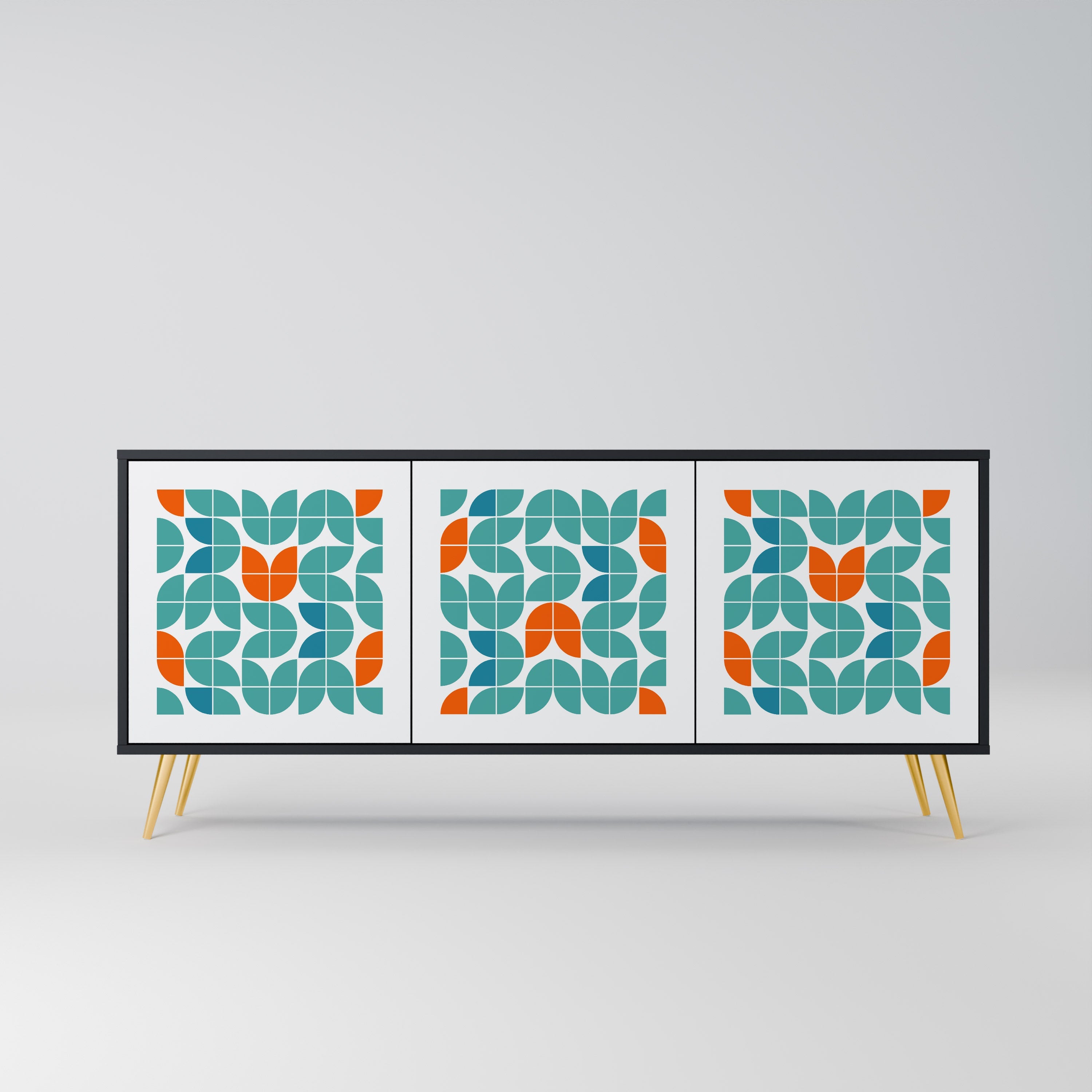 Buffet 3 portes BE THE CHANGE en finition noire