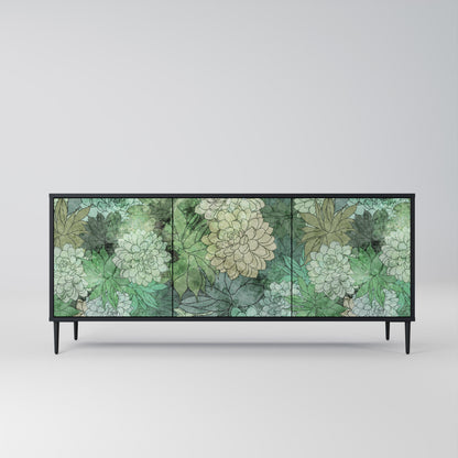SUCCULENT CLUSTER 3-Door Sideboard