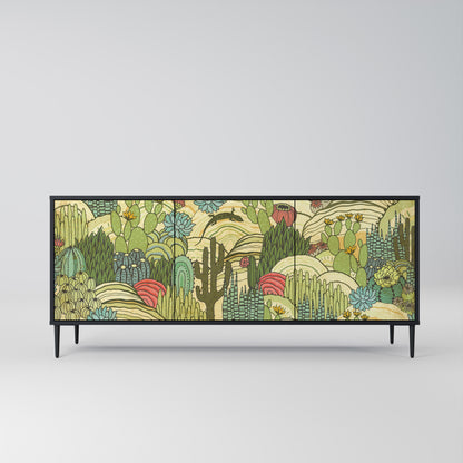 SUCCULENTS KALEIDOSCOPE 3-Door Sideboard