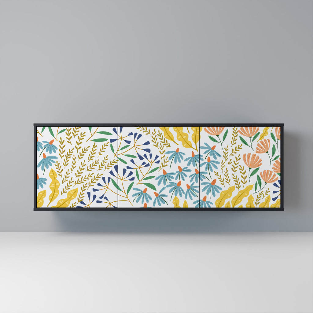 Buffet 3 portes HELLO SPRING finition noire