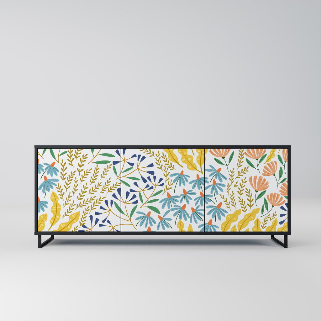 Buffet 3 portes HELLO SPRING finition noire