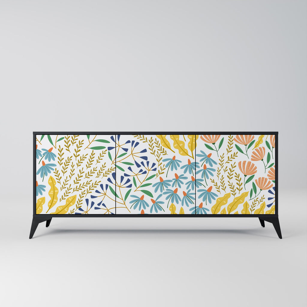 Buffet 3 portes HELLO SPRING finition noire