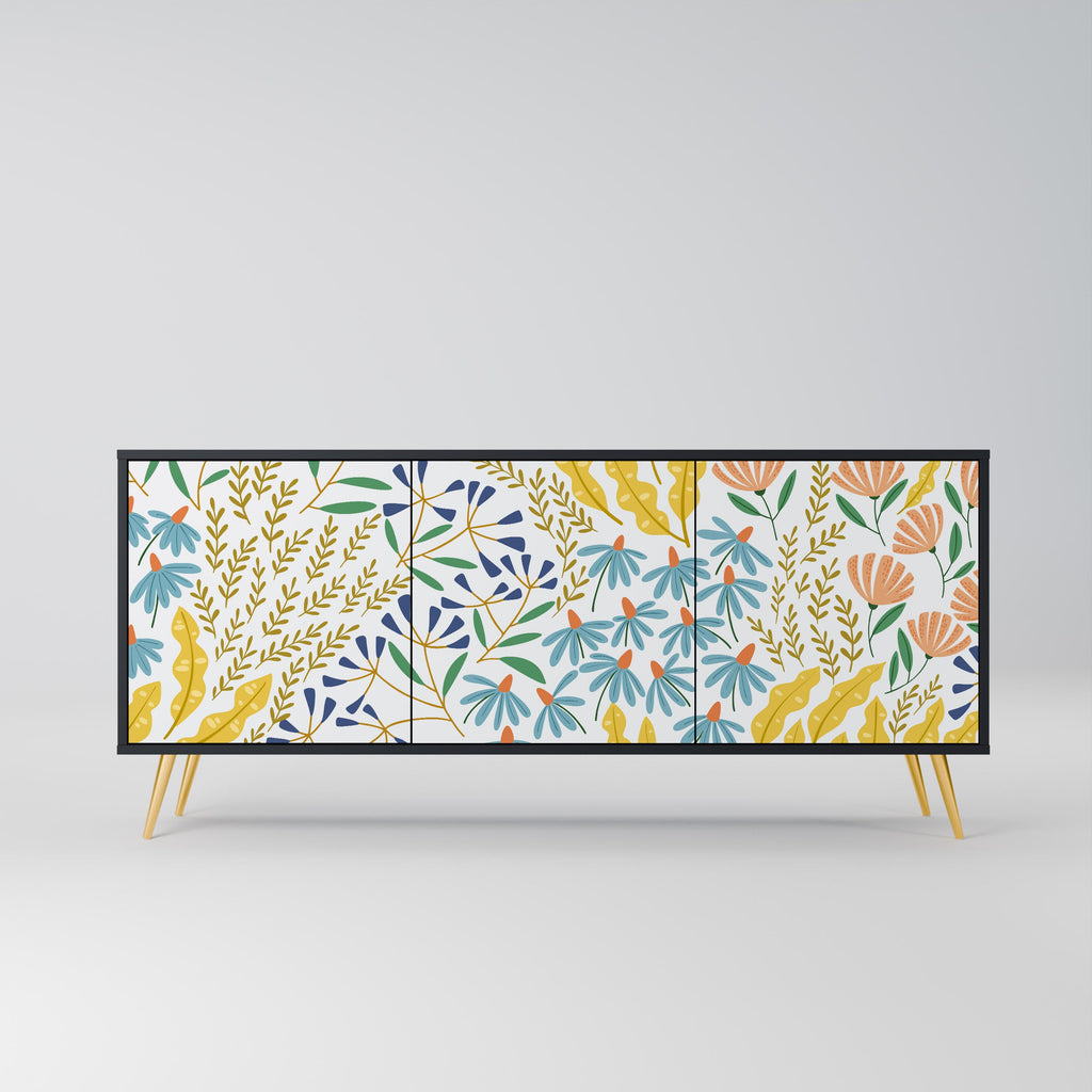 Buffet 3 portes HELLO SPRING finition noire