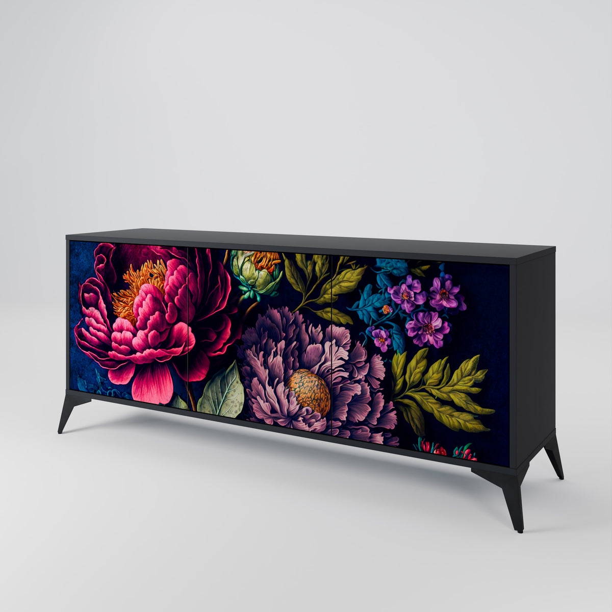 BLOOMING ELEGANCE 3-Door Sideboard