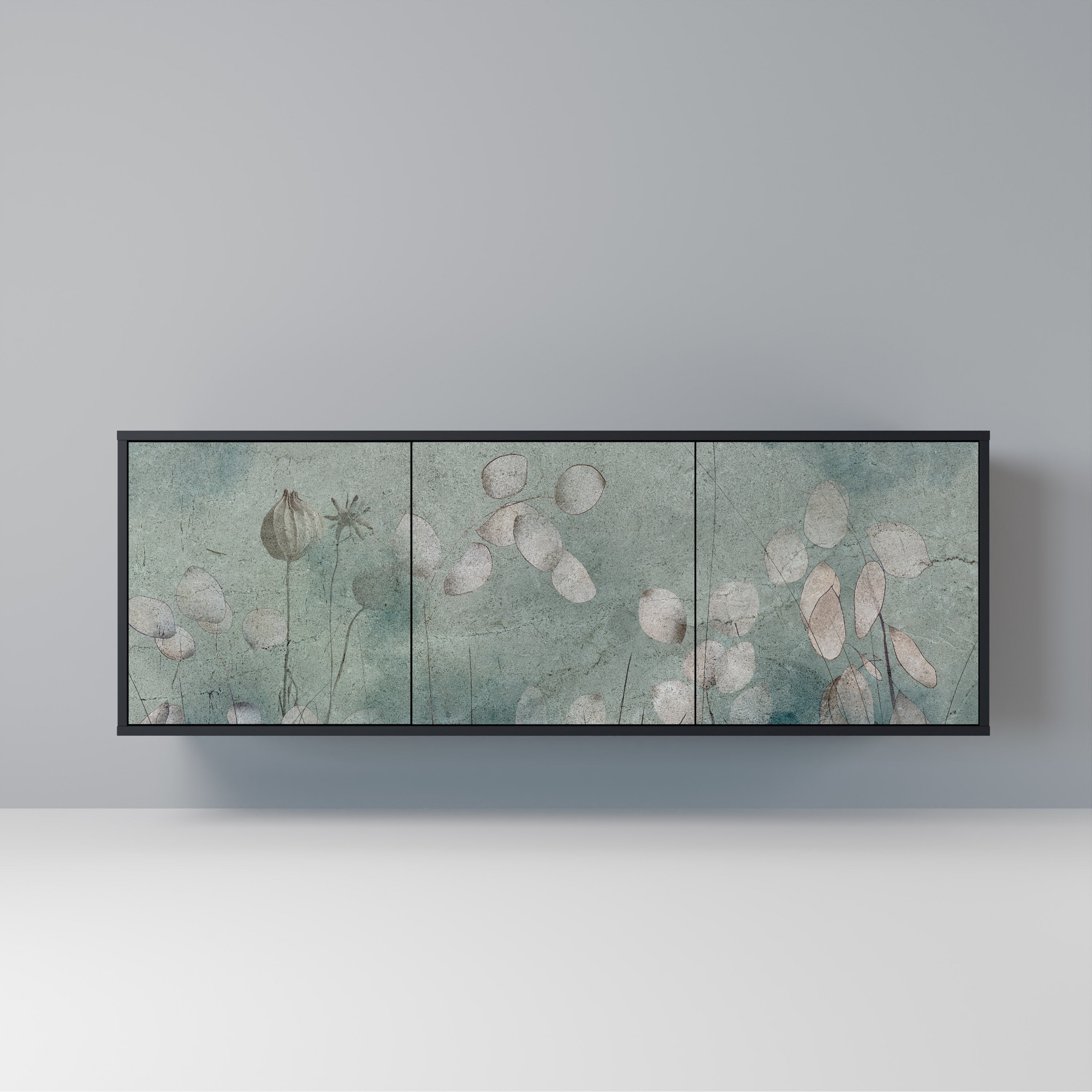 Buffet 3 portes NIGHT LADY finition noire