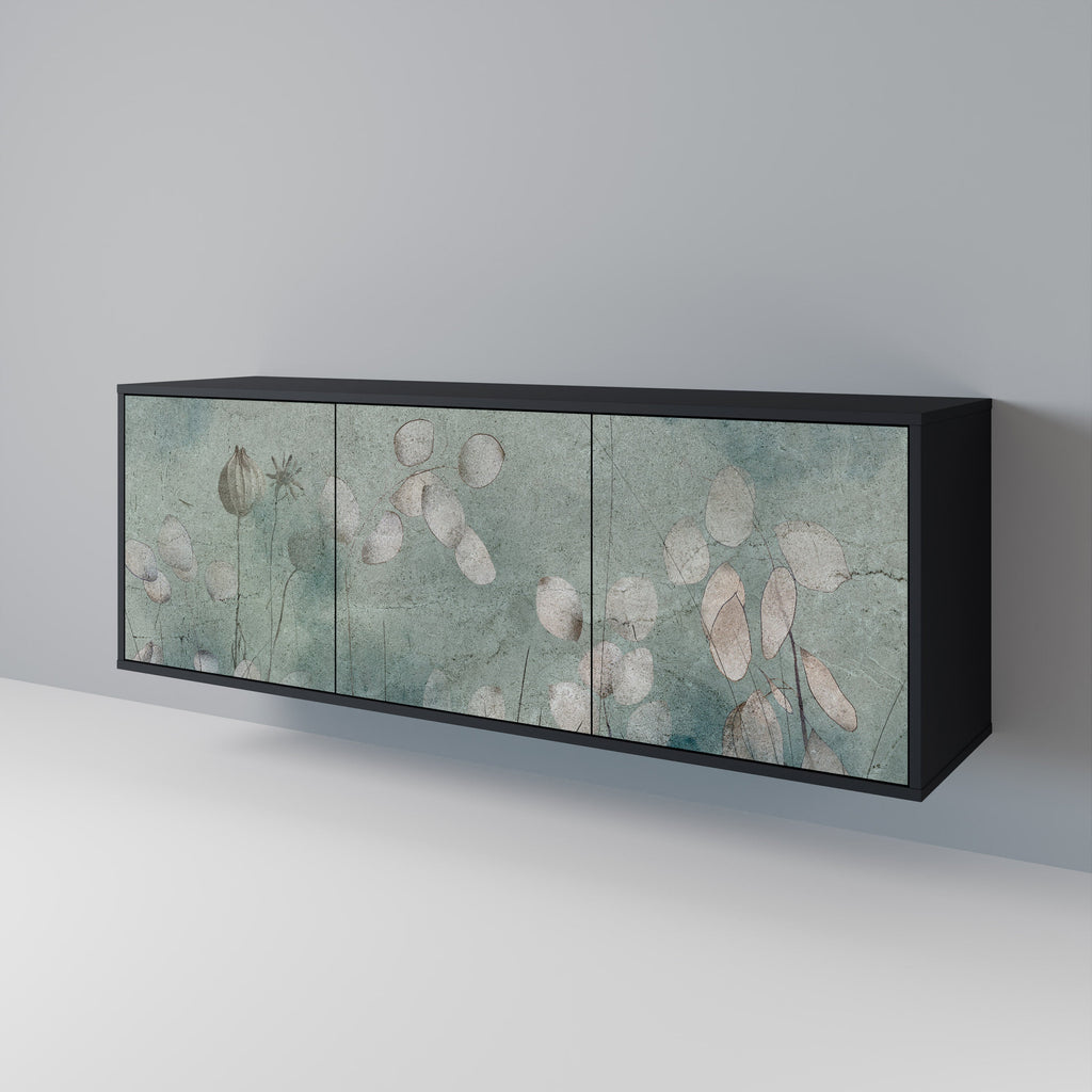 Buffet 3 portes NIGHT LADY finition noire