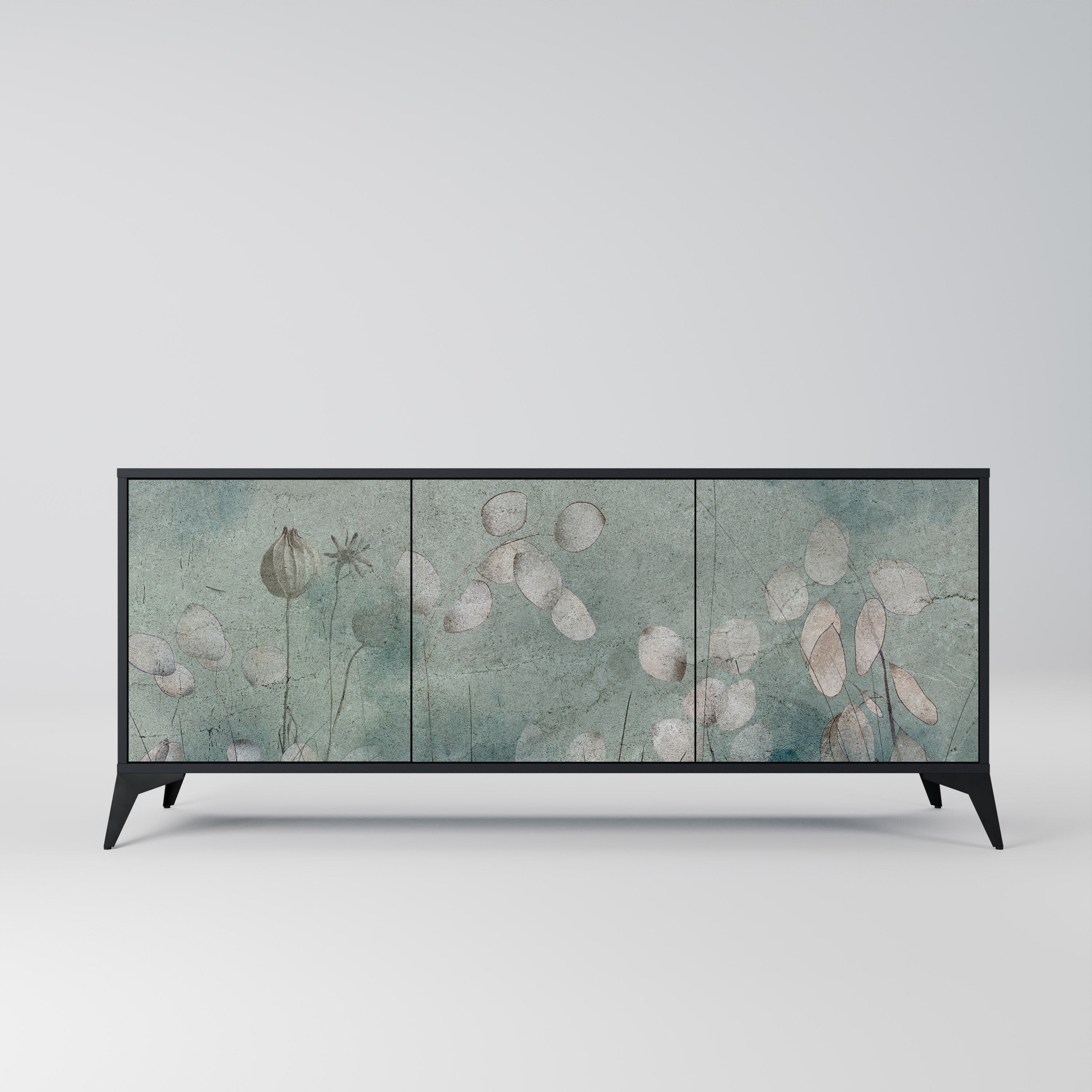 Buffet 3 portes NIGHT LADY finition noire