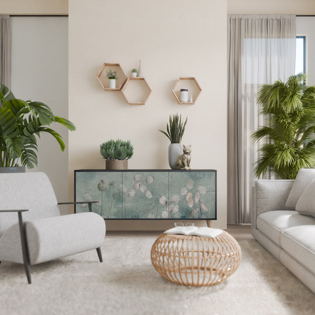 Buffet 3 portes NIGHT LADY finition noire