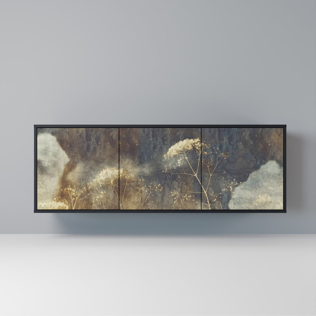 Buffet 3 portes GENTLE POWER en finition noire