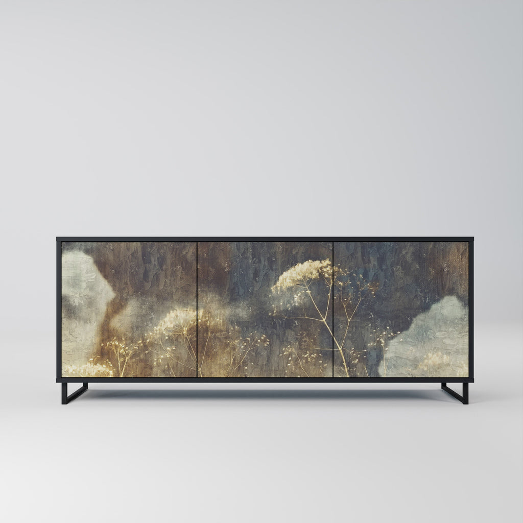 Buffet 3 portes GENTLE POWER en finition noire