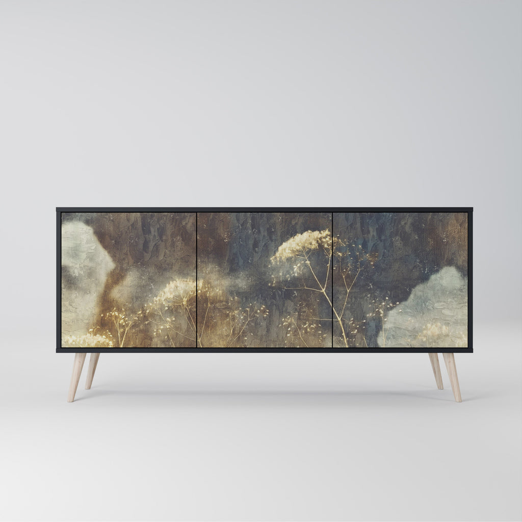 Buffet 3 portes GENTLE POWER en finition noire