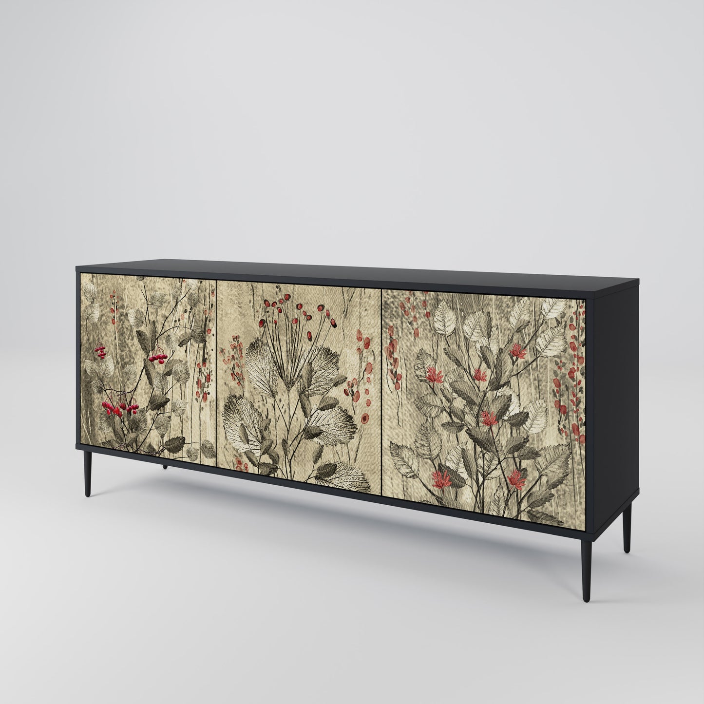 HERBAL GRACE 3-Door Sideboard