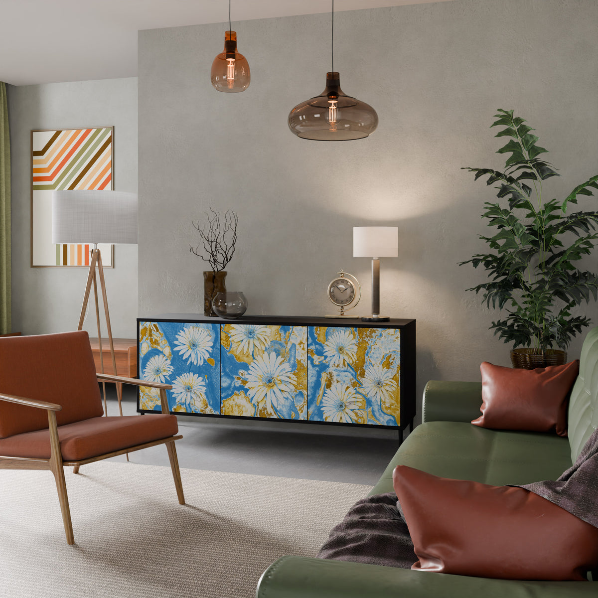 DAISY LUXE 3-Door Sideboard