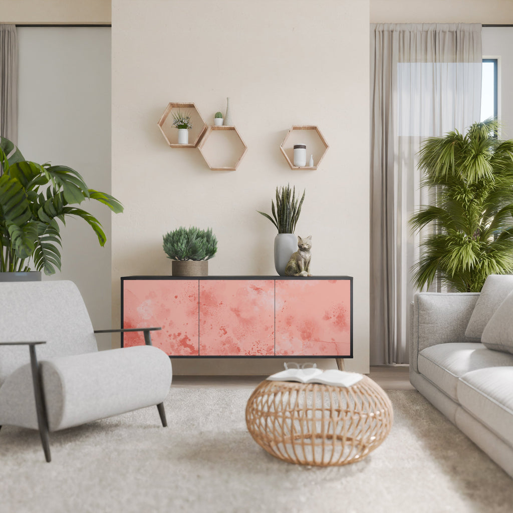 Buffet 3 portes CRANE DANCE en finition noire