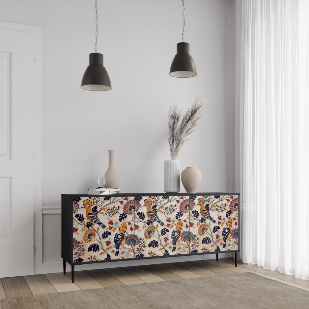 Buffet 3 portes EMINENT HOOPOE en finition noire