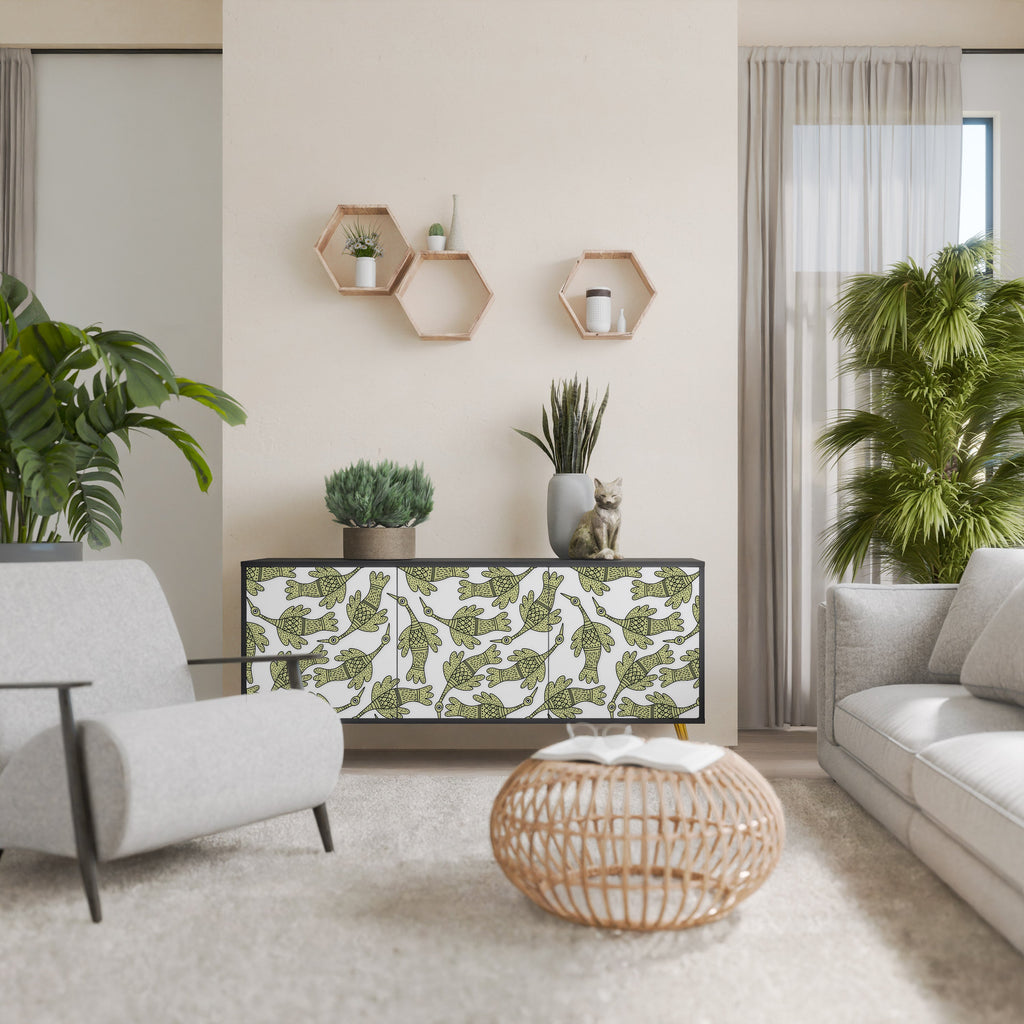 Buffet 3 portes SEEDLING SONGBIRD en finition noire