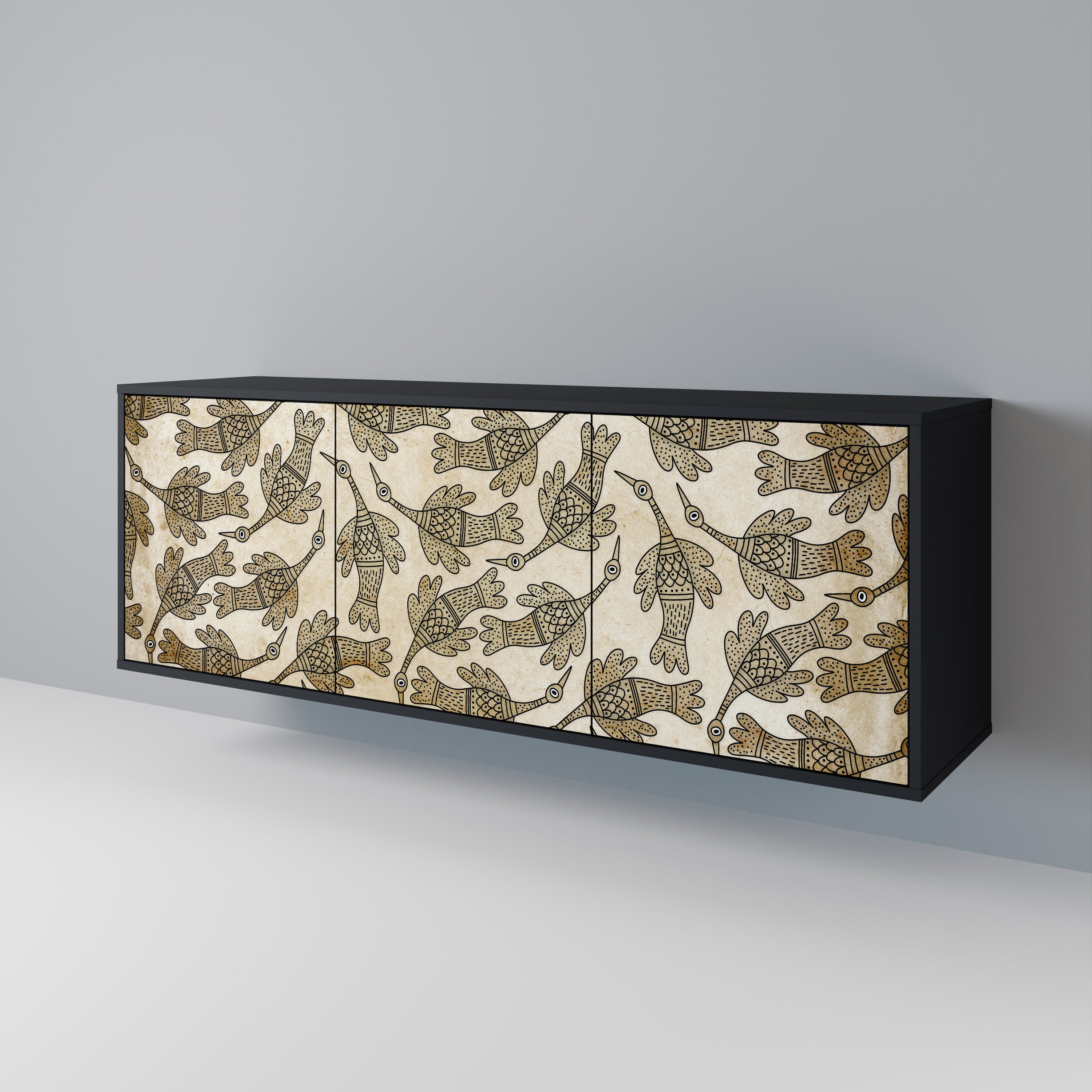 ALMONDINE SONGBIRD 3-Door Sideboard