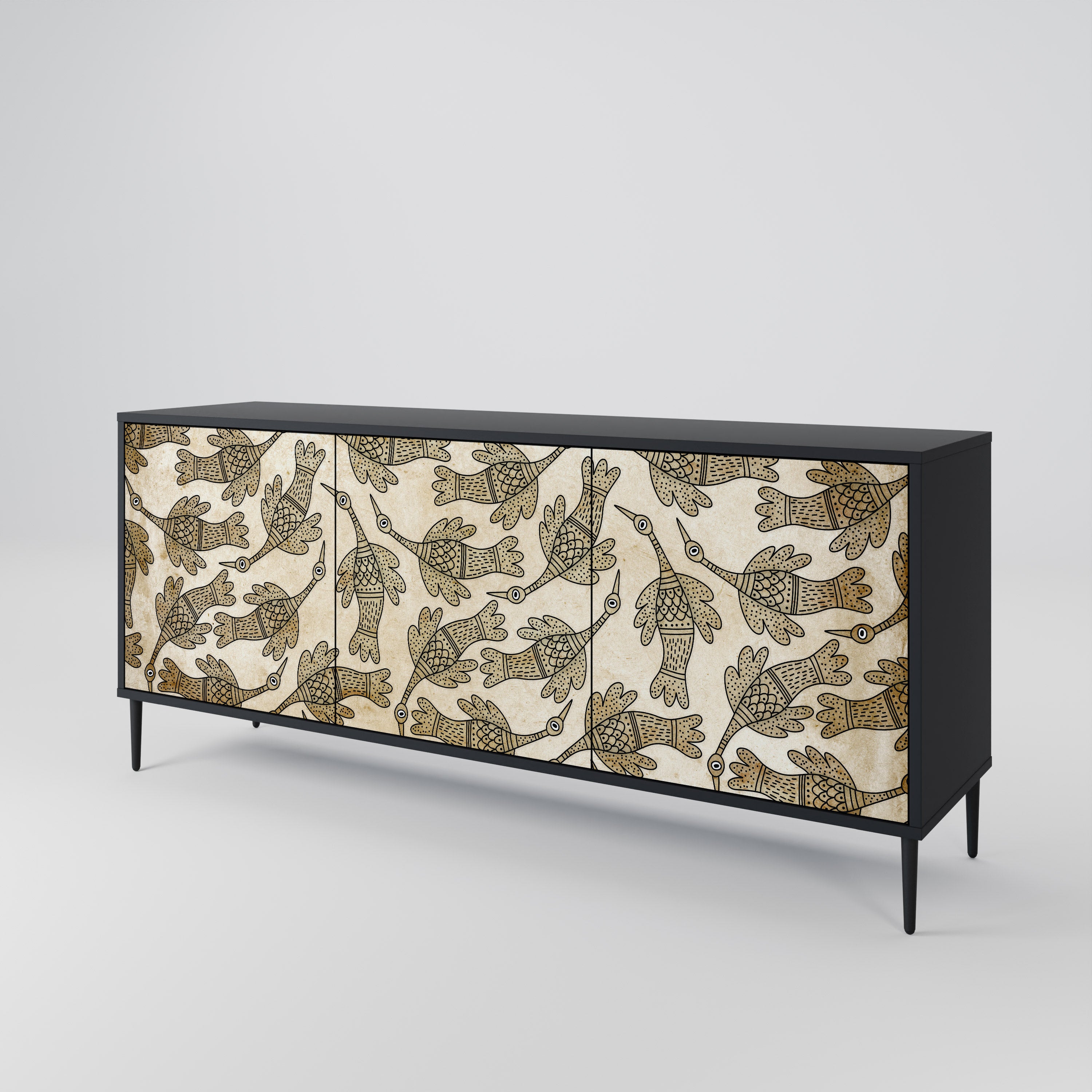 ALMONDINE SONGBIRD 3-Door Sideboard