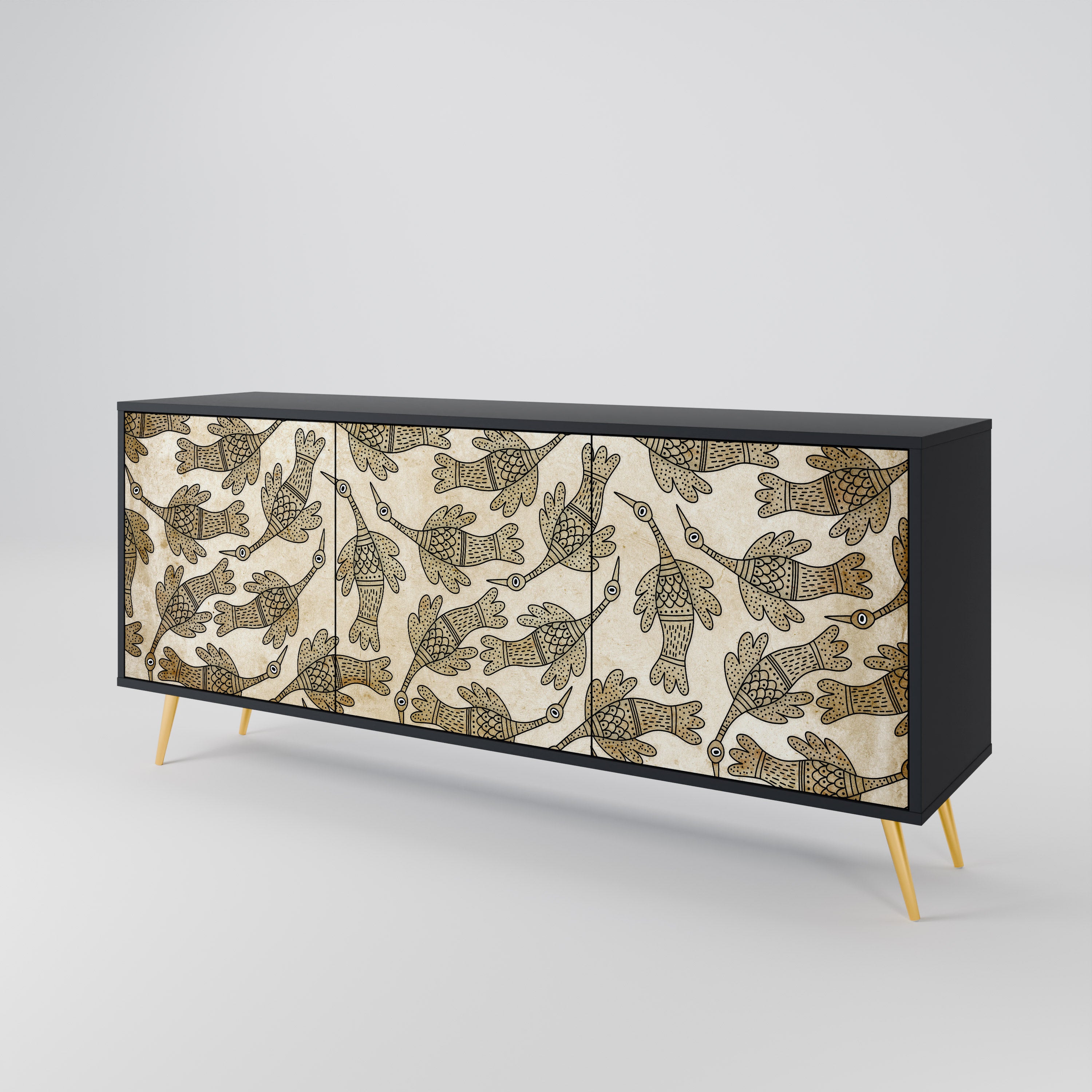 ALMONDINE SONGBIRD 3-Door Sideboard