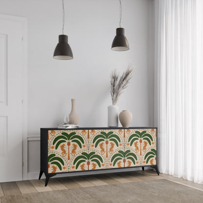DANCING PREDATORS 3-Door Sideboard