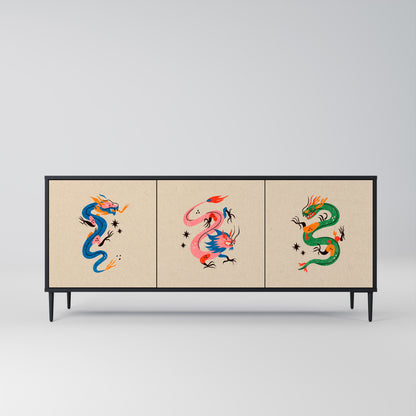 MYTHOLOGICAL CREATURES 3-Door Sideboard
