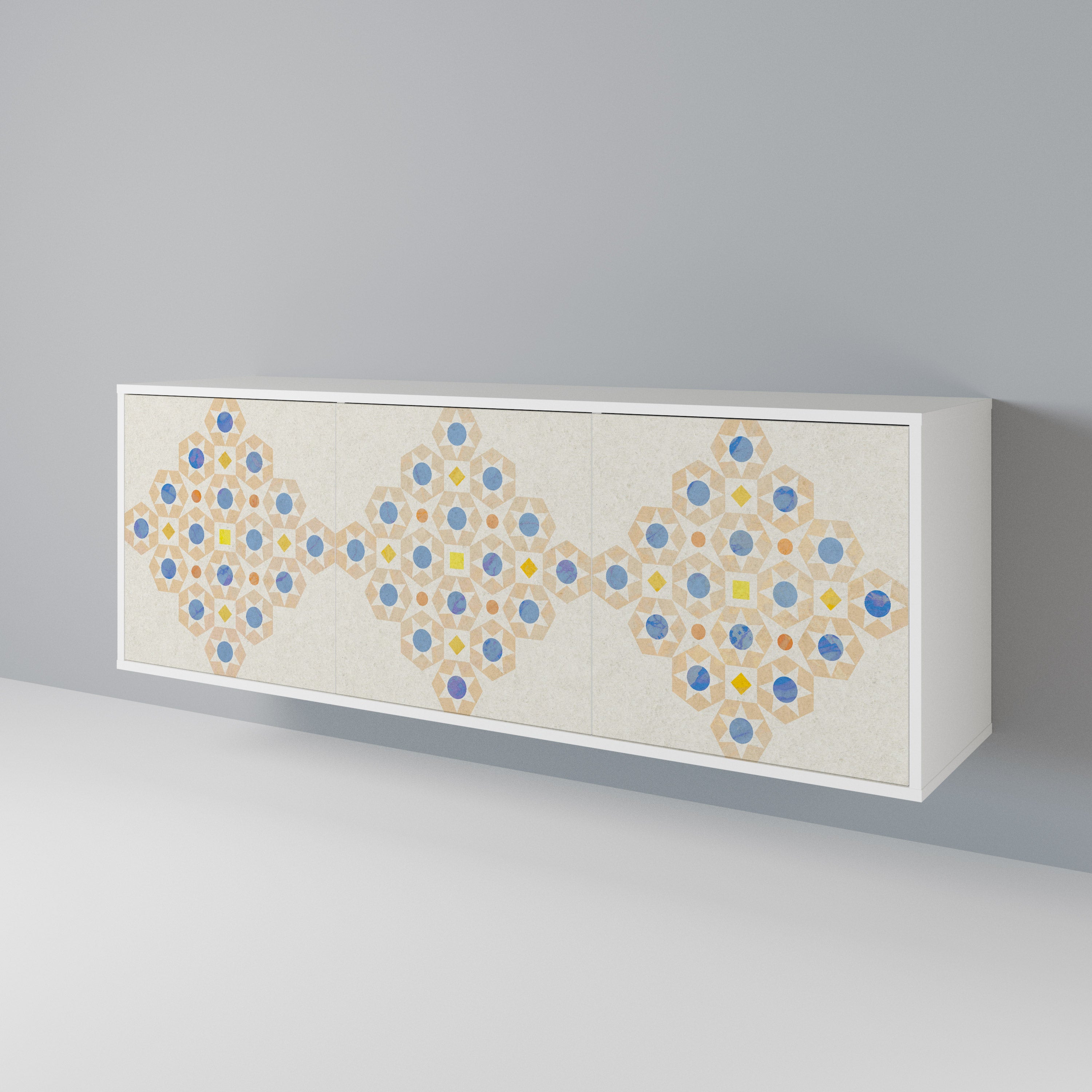 PATTERNED PRISM 3-Door Sideboard