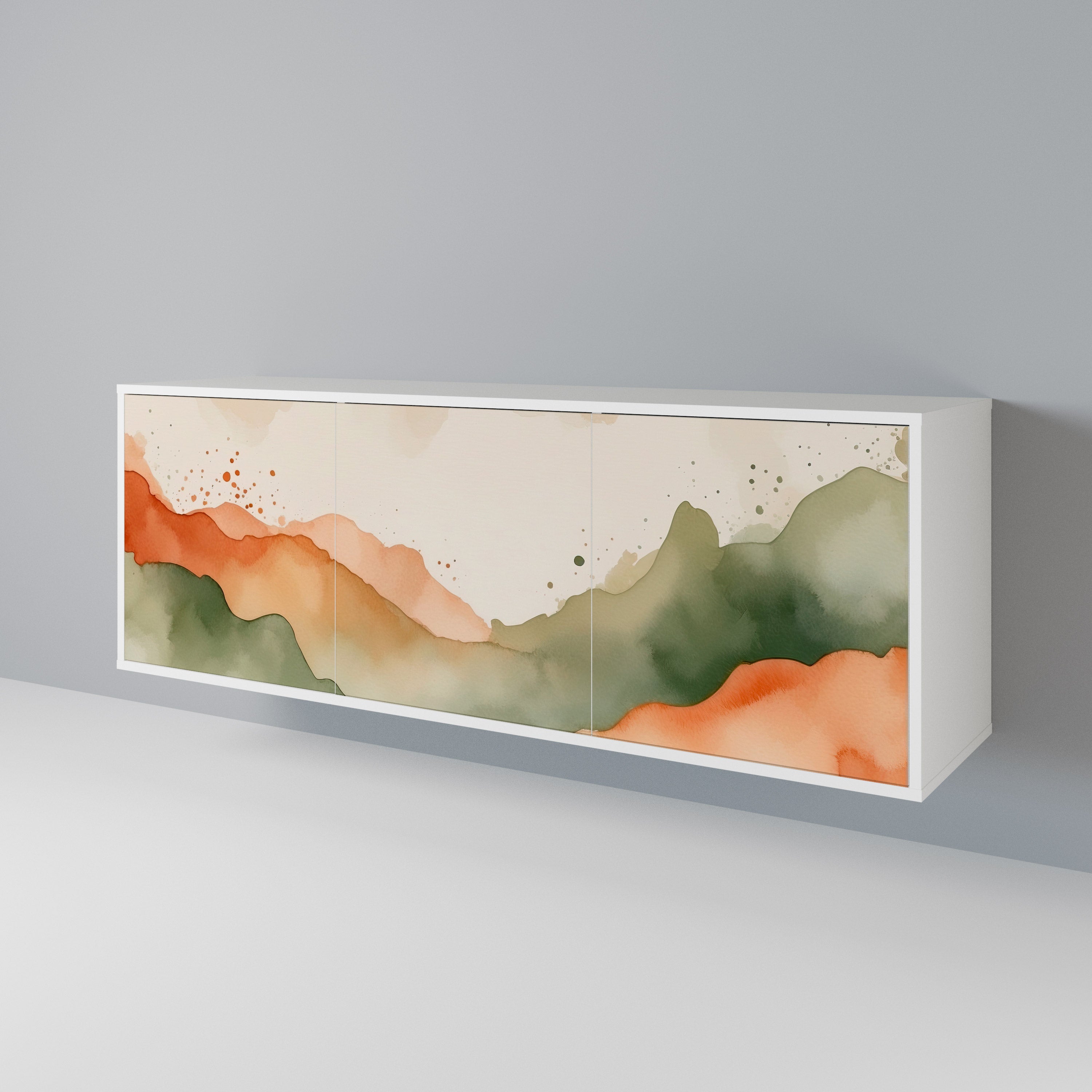 WATERCOLOUR PEAKS 3-Door Sideboard