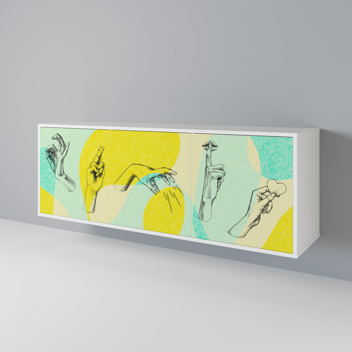 BODY LANGUAGE 3-Door Sideboard