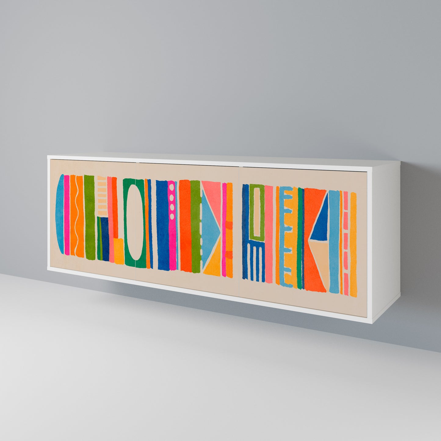 GEOMETRIC SHINE 3-Door Sideboard