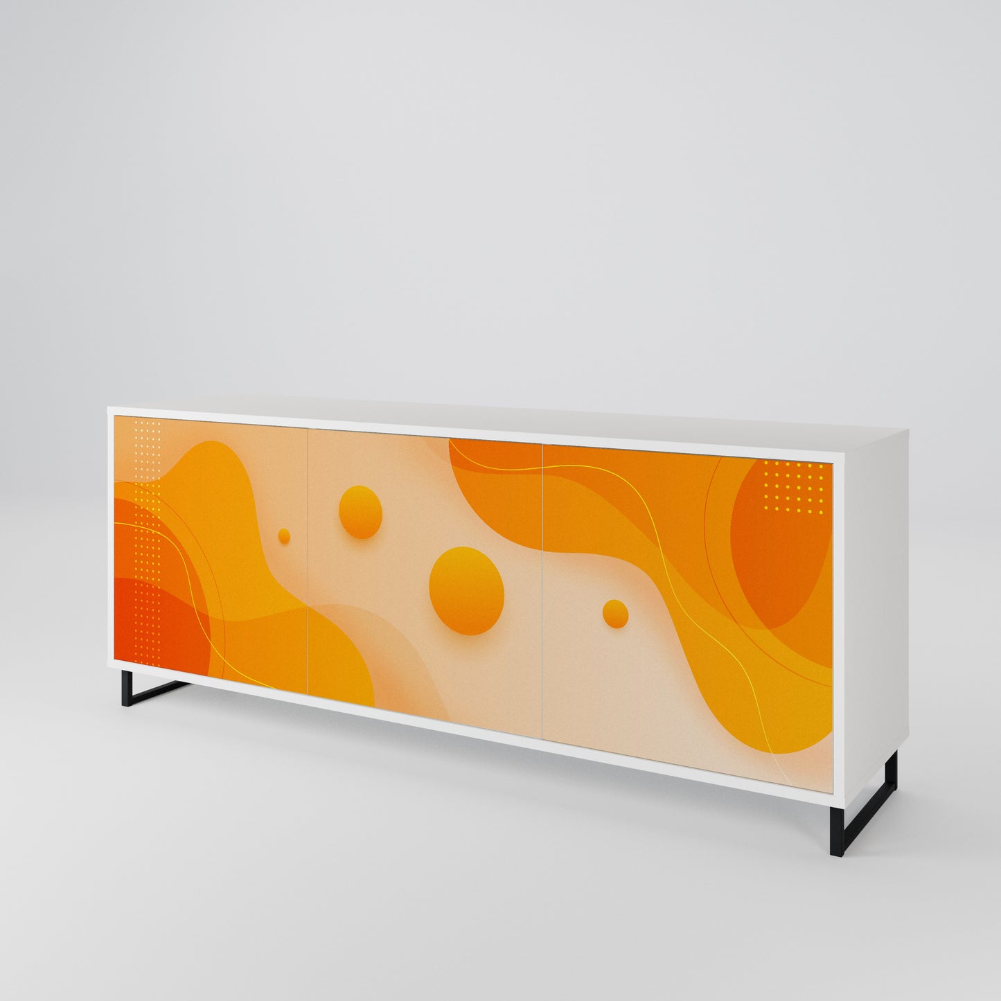 ORANGE ARRANGEMENT 3-Door Sideboard