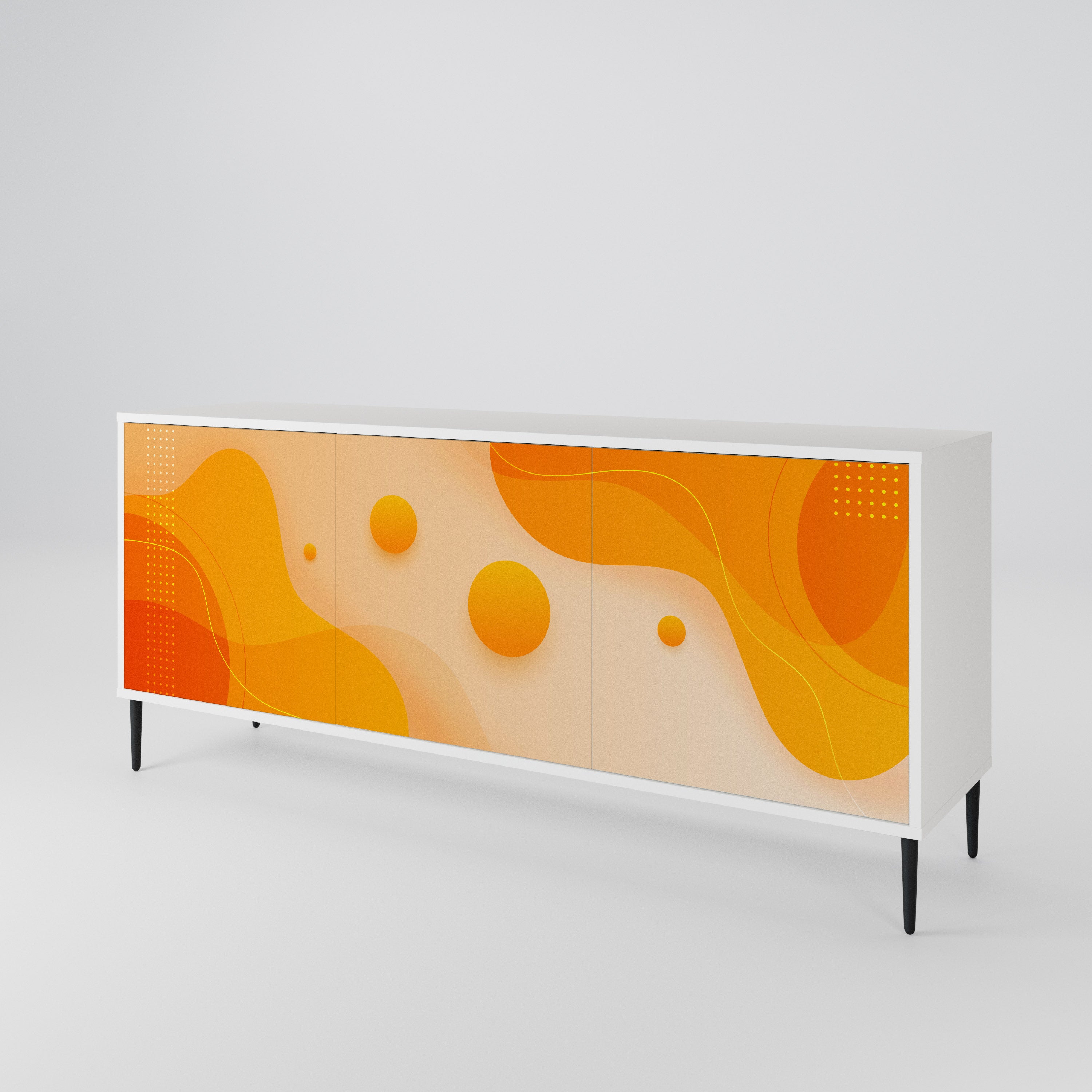 ORANGE ARRANGEMENT 3-Door Sideboard
