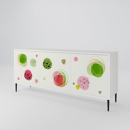 COLORFUL COSMOS 3-Door Sideboard