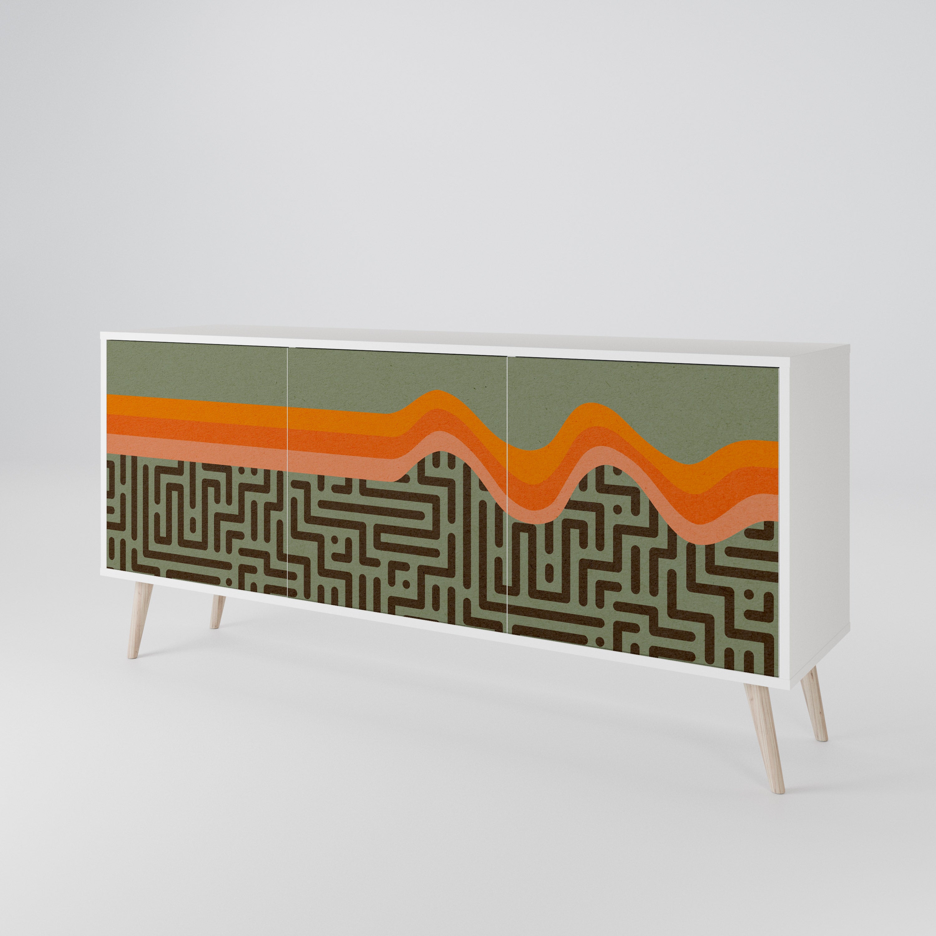 SIMPLE SOLUTIONS 3-Door Sideboard