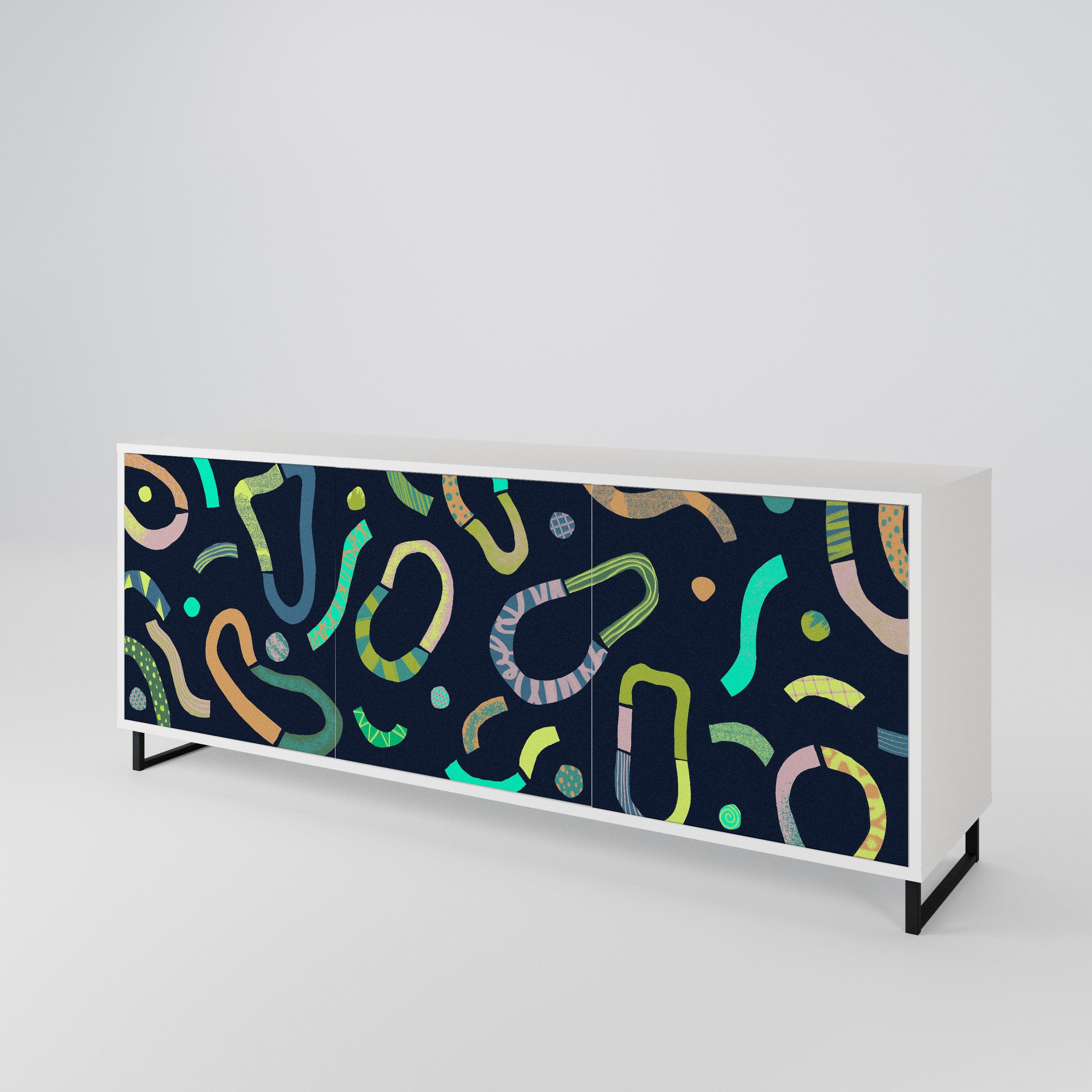 CONTRAST DANCE 3-Door Sideboard