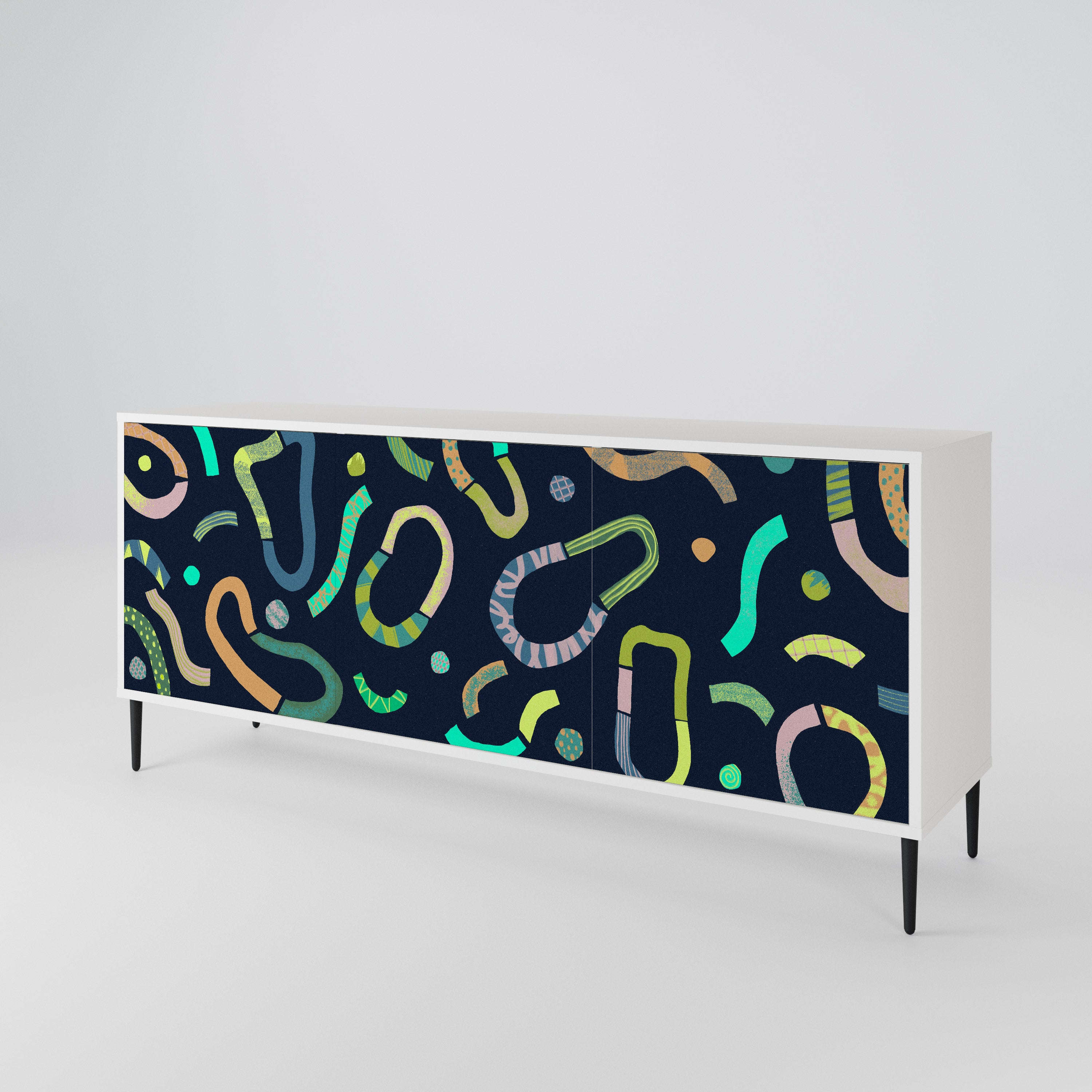 CONTRAST DANCE 3-Door Sideboard