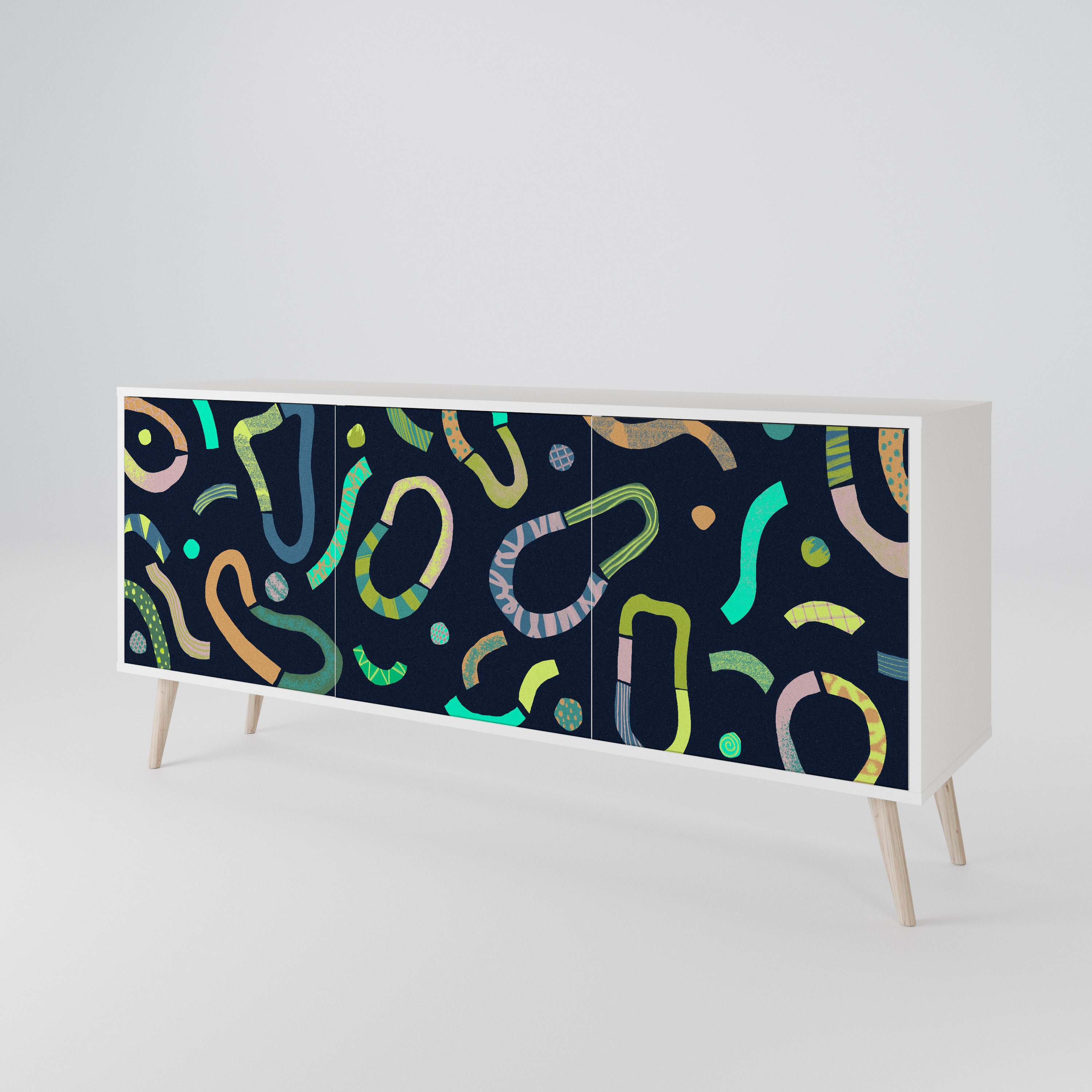CONTRAST DANCE 3-Door Sideboard