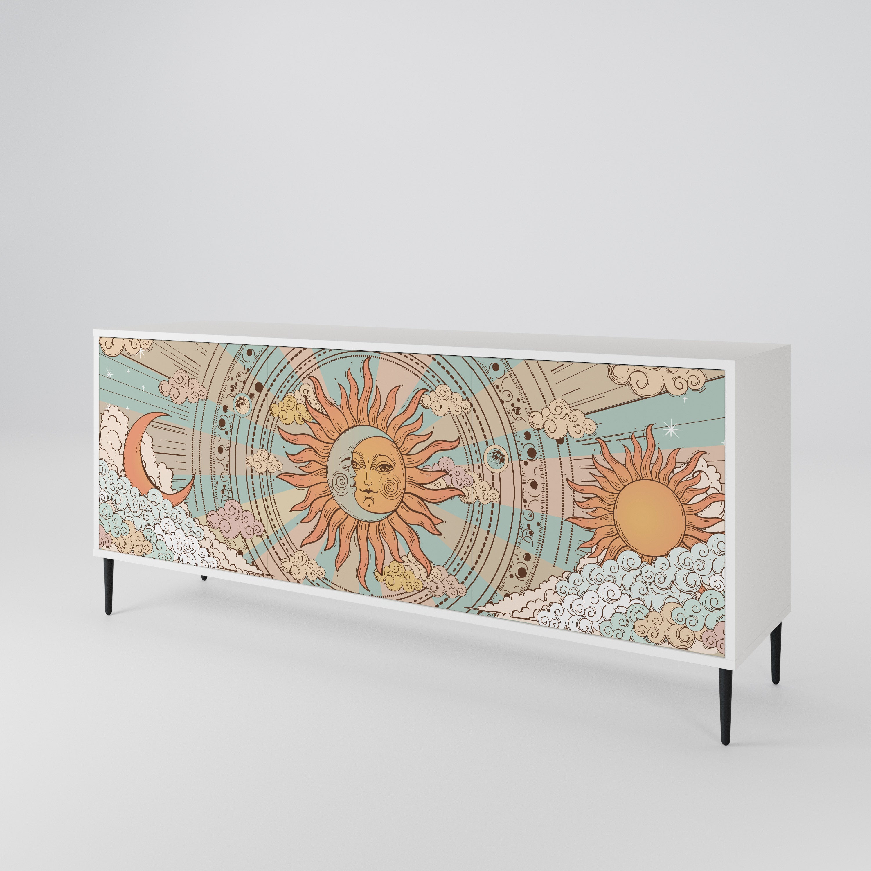MYSTICAL STRUCTURE 3-Door Sideboard