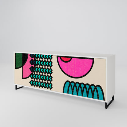 GEOMETRIC RHAPSODY 3-Door Sideboard