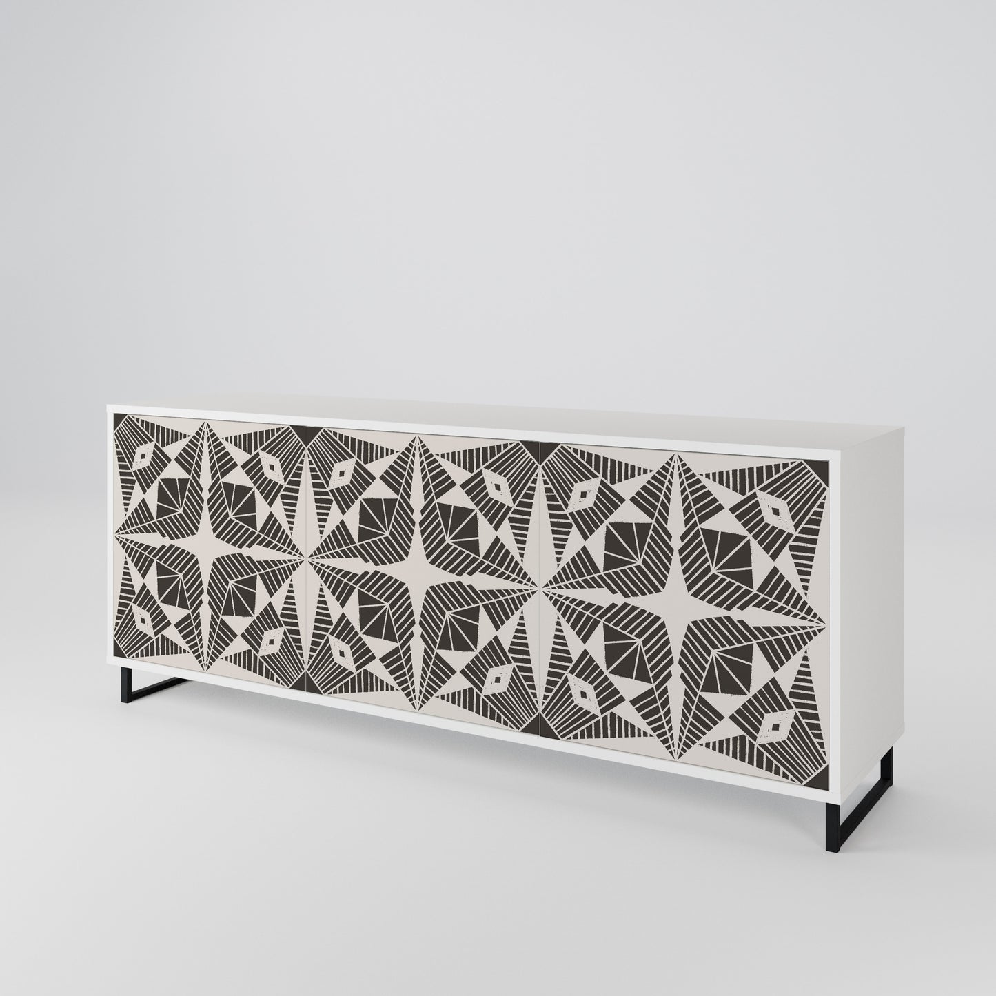 MONOCHROME NEXUS 3-Door Sideboard