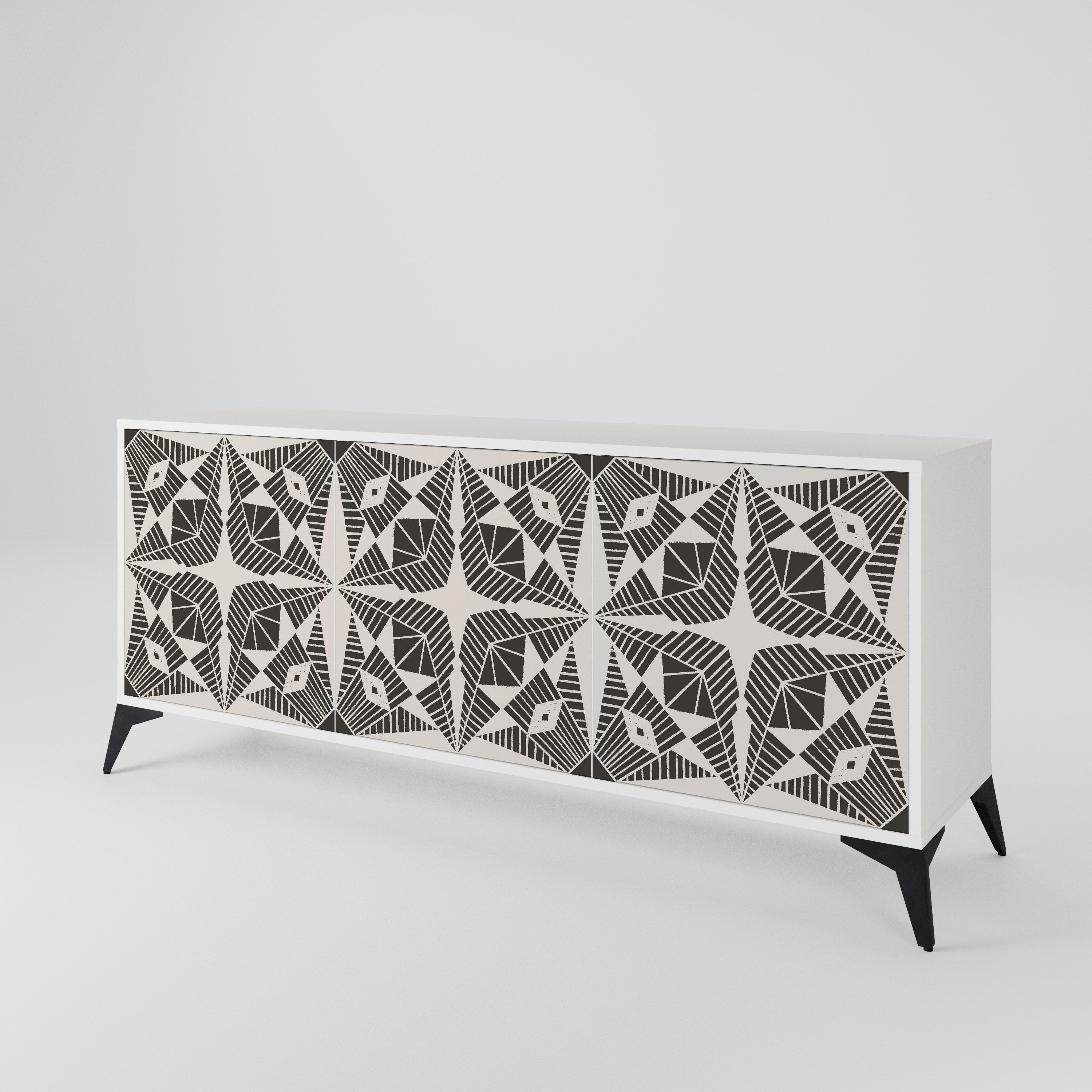 MONOCHROME NEXUS 3-Door Sideboard