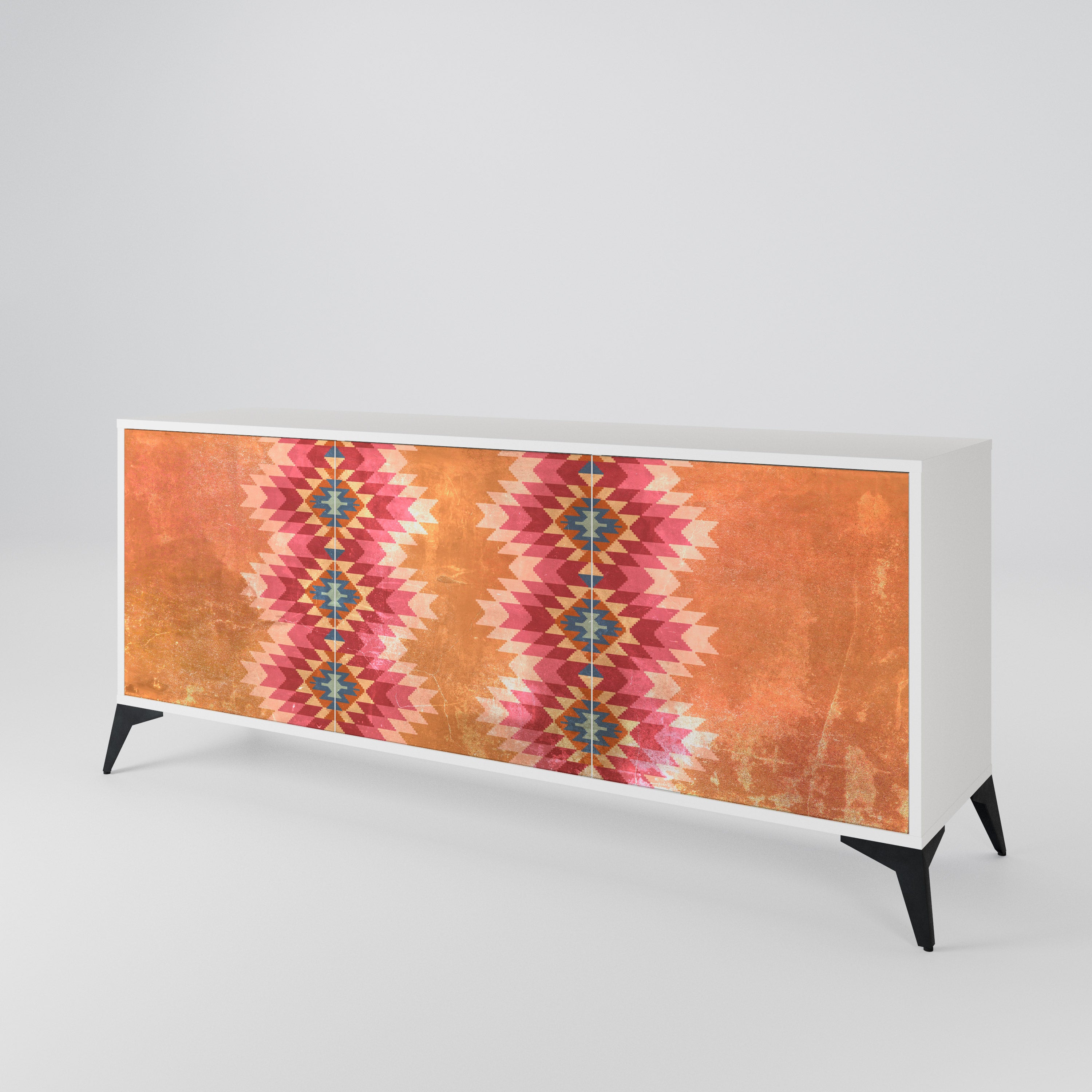 INDIAN FOLK 3-Door Sideboard
