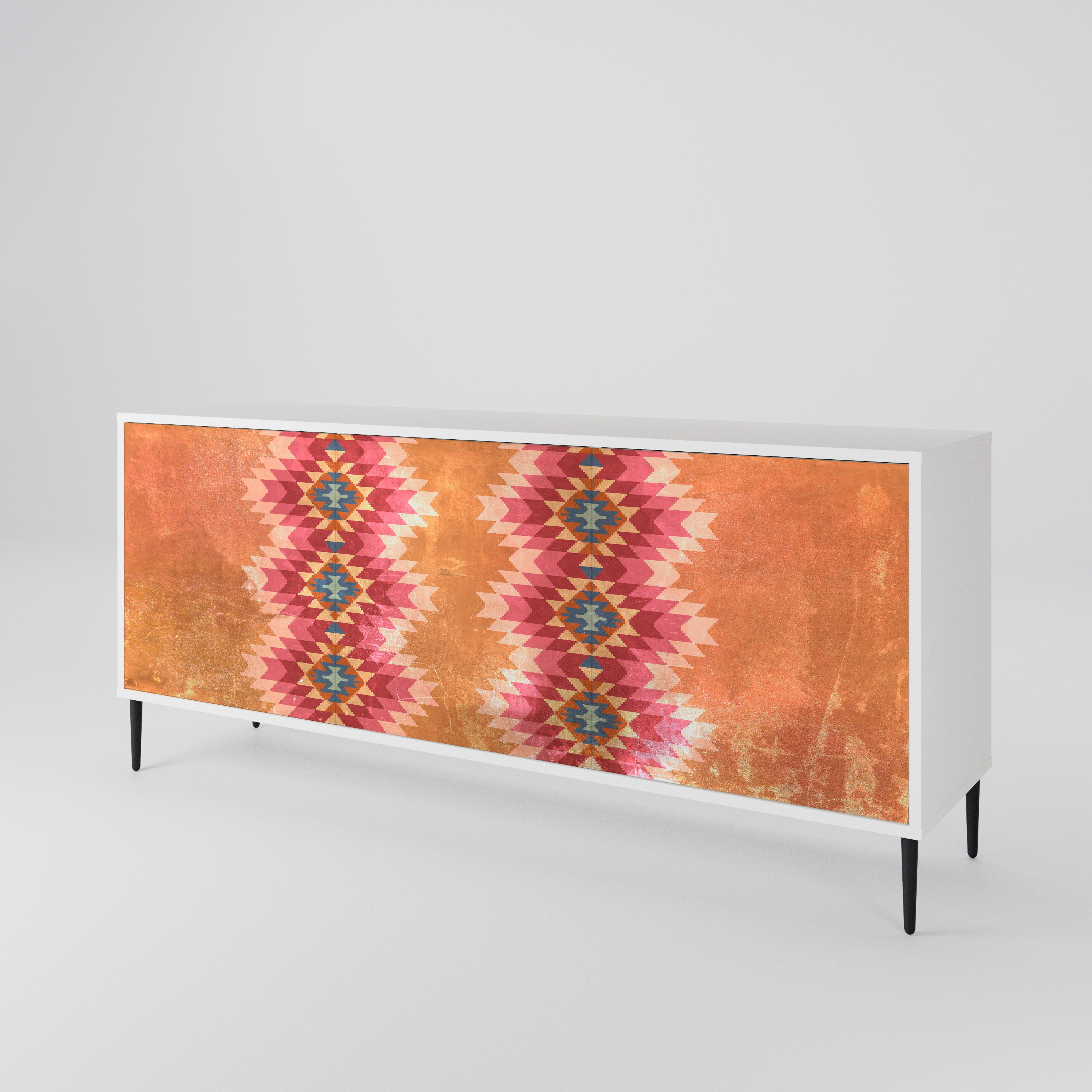 INDIAN FOLK 3-Door Sideboard