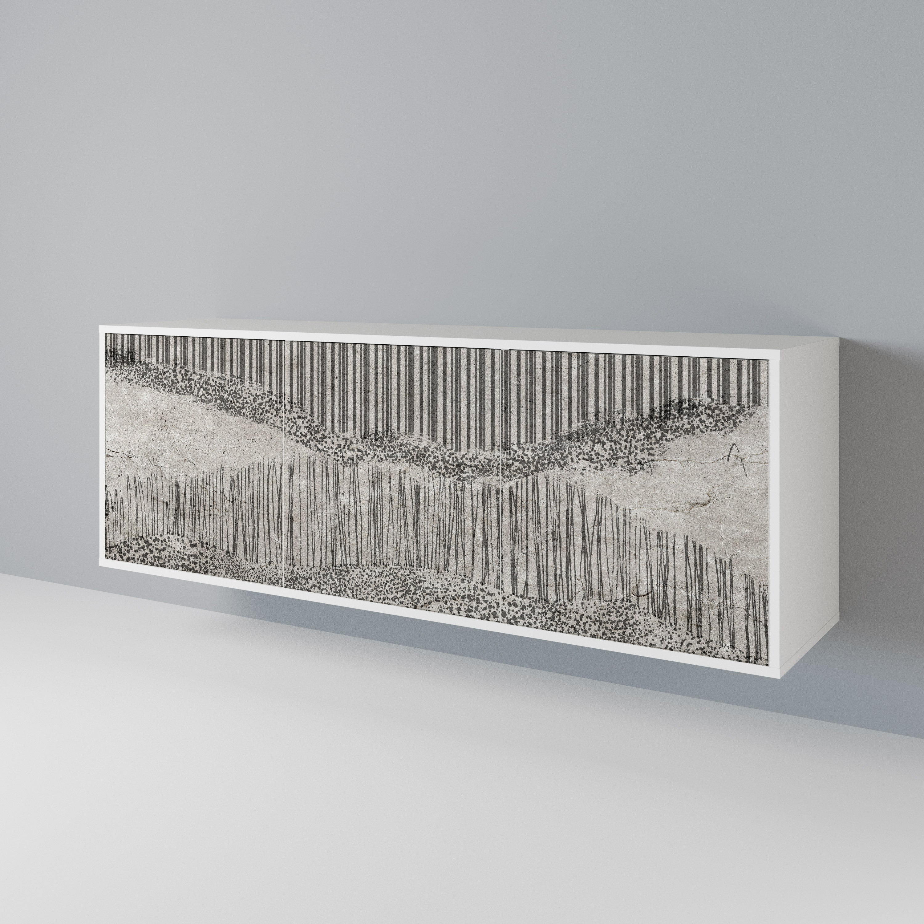 GRAIN LINES 3-Door Sideboard