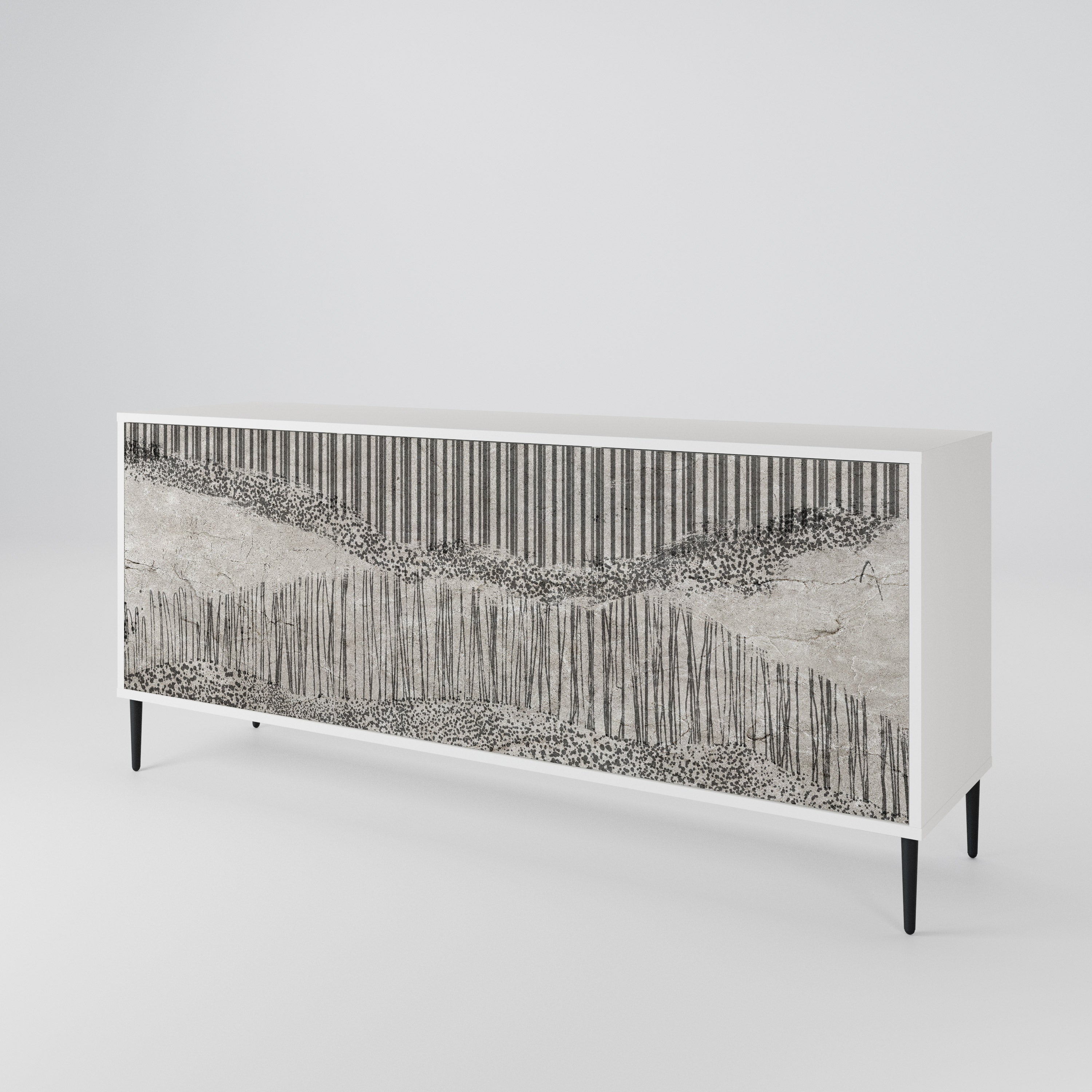 GRAIN LINES 3-Door Sideboard