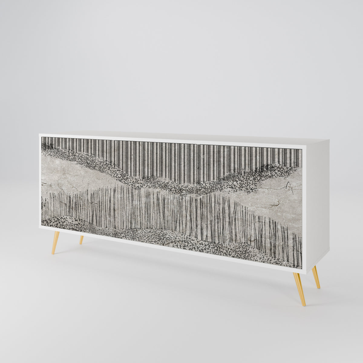 GRAIN LINES 3-Door Sideboard