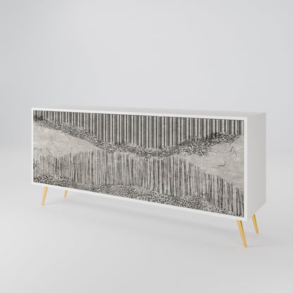 GRAIN LINES 3-Door Sideboard